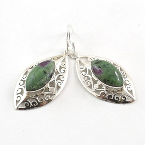 Bleu Feu Labradorite 925 Boucles D'oreilles En Argent Sterling Conception Ethnique Fabriqué À La Main Goutte Dnagle Boucles D'oreilles Cerceau Bijoux De Style Bohème - Product Image 3