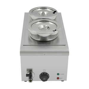 Offerta di Liquidazione: Design a Doppia Bottiglia e 30-85 ° Scaldavivande Elettrico Professionale a Temperatura Controllata per Servizio Catering - Product Image 6