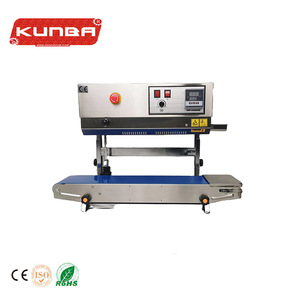 Máquina Selladora <span class=keywords><strong>al</strong></span> <span class=keywords><strong>Vacío</strong></span> Vertical de Banda Continua para Alimentos y Bebidas, Semiautomática, de Acero Inoxidable y Plástico, Modelo KUNBA SF150LW - Product Image 1