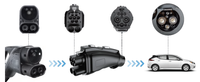 Adaptateur CCS2 vers CCS1 et CCS2 vers Tesla EV compatible avec les stations de charge rapide DC / chargeurs, puissance nominale MAX 400A 1000 VDC