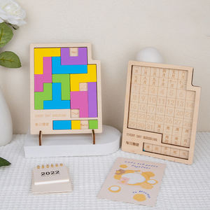 Calendrier Puzzle Exercice de concentration et de réflexion logique pour enfants Jouet éducatif pour la <span class=keywords><strong>maternelle</strong></span> et la <span class=keywords><strong>classe</strong></span> supérieure - Product Image 1