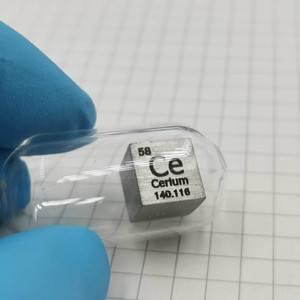 Yeemeida Ce-1 <span class=keywords><strong>Cerium</strong></span> Ce Granulatpulver Sputtertarget mit <span class=keywords><strong>99</strong></span>,9 % Element aus dem Periodensystem, 10 mm Würfel, 6,9 g - Product Image 3