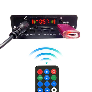 2*5W LED-Tanz anzeige MP3-<span class=keywords><strong>Player</strong></span> <span class=keywords><strong>Bluetooth</strong></span>-Kit Mikrofon Karaoke USB TF AUX FM-Radio Audio MP3-Verstärkerplatine - Product Image 5