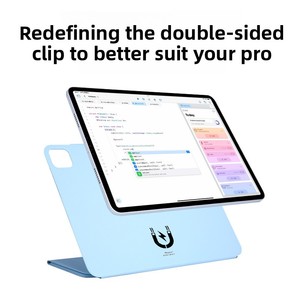 Pour <span class=keywords><strong>iPad</strong></span> Air 6 Clip magnétique <span class=keywords><strong>double</strong></span> face <span class=keywords><strong>Pro</strong></span> 11 Léger 13 Pliable en K <span class=keywords><strong>Écran</strong></span> vertical 45° 10ème génération 2024 Applicable 220 - Product Image 3