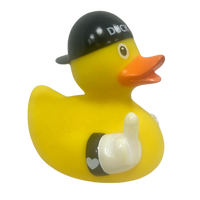 Canard en PVC jaune promotionnel, canard en caoutchouc 3D, mini canards flottants pour le bain