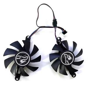 NUEVO 2PCS 85MM Ventilador de refrigeración GPU Cooler Ventilador de tarjeta gráfica para AMD Jieshuo 51riscRX 6600M <span class=keywords><strong>RX6600M</strong></span> Para MLLSE RX 580 8GB Gaming Fans - Product Image 2