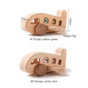 Modèle d'avion en <span class=keywords><strong>bois</strong></span>, jouet éducatif pour tout-petits, jouet d'apprentissage précoce en <span class=keywords><strong>bois</strong></span> pour garçons de 2 à 4 ans - Product Image 6