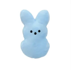 Valentine's Day Easter Bunny decorated with cute soft stuffed peep rabbit plush toy