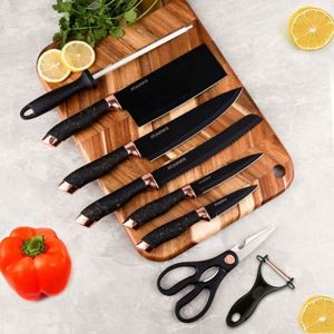 Couteau à désosser classique en acier inoxydable haute dureté avec aiguiseur à diamant pour pain, couteau de cuisine ambidextre Mr01 - Product Image 2