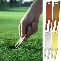 Horquilla de golf metálica resistente a arañazos para reparación de césped verde y mantenimiento de campos de golf con tees de golf - Product Image 5