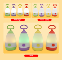 Lanterne de camping rechargeable pour enfants, lampe torche LED pour garçons, source de lumière LED, utilisation à domicile, en extérieur, en randonnée, à l'hôtel, ABS rouge et blanc, certifiée ROHS