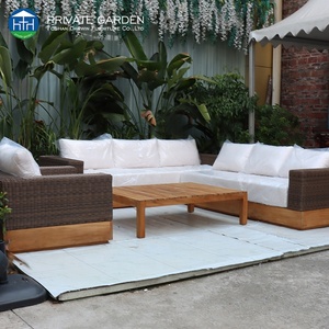 Đồ Nội Thất Bằng Liễu Gai Sang Trọng Mọi Thời Tiết Đồ Nội Thất Sân Vườn Ngoài Trời Cho Khách Sạn Thương Mại Bằng Gỗ Tếch Chất Lượng Thương Mại - Product Image 3