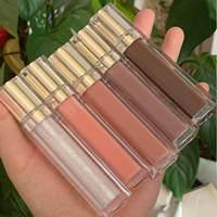 Gloss à lèvres végétaliens tubes et boîte de gloss à lèvres de marque privée tubes de gloss à lèvres de luxe de marque personnalisée