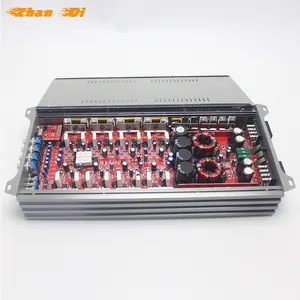 Fábrica RMS 85W 8 canais amplificador de potência automotivo HIFI 8chs de áudio do carro AMP de amplificador do carro Traseiro Popular