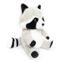 Peluche raton laveur, animal en peluche doux, adorable peluche moelleuse pour cadeau d'enfant, décoration de chambre et de crèche