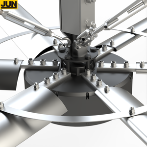 5.0m (16FT) a basso rumore grande flusso d'aria del vento Garage sfiato gigante industriale Hvls grande ventilatore da soffitto - Product Image 2