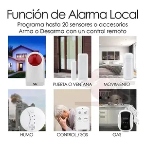 Ngoài trời không dây 433MHz đèn flash còi báo động neighbourhood cảnh báo địa phương báo động hình ảnh nhấp nháy cho Nhà Kinh Doanh TCP cảm biến hệ thống khẩn cấp - Product Image 4