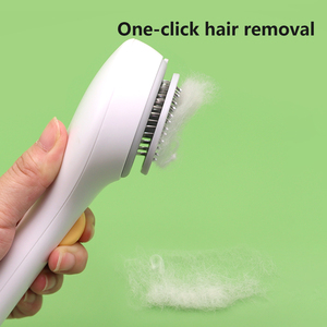 2026 OEM & ODM Manufacturer Cat <b>Dog</b> Pet Hair Shedding Grooming Tools Self Cleaning Slicker <b>Brush</b> - Product Image 3