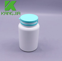 Flacon à pilules en HDPE de 150 ml, flacon à médicaments pour capsules avec couvercle à clapet, production dans un atelier de purification de niveau 10 000