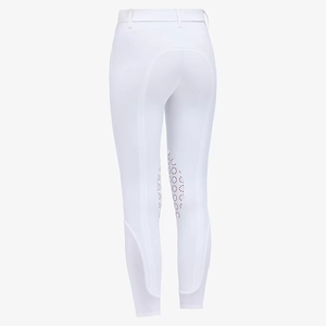 Calzoni da bambina elasticizzati alla moda con tasche con zip in silicone a pois fiori pantaloni da equitazione - Product Image 5