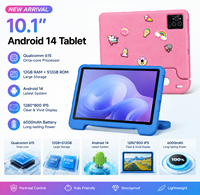 Tablette pour enfants 10 pouces WiFi Qualcomm 615 Octa Core, tablette éducative intelligente résistante aux chutes, 512 Go, Android 14, carte SIM, jeux pour enfants