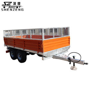 <span class=keywords><strong>Remolque</strong></span> tractor de 4 ruedas de <span class=keywords><strong>doble</strong></span> <span class=keywords><strong>eje</strong></span> de 5 toneladas, remolques usados para tractores agrícolas - Product Image 2