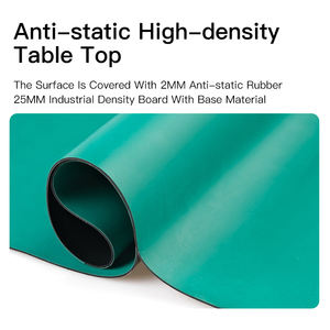 โต๊ะเหล็กอเนกประสงค์ขนาดกลางโต๊ะตรวจสอบโต๊ะทำงานพร้อมไฟ - Product Image 4