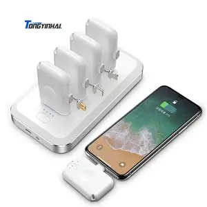 Tongyinhai Fabriek Nieuwe Stijl 12800Mah Mini Draadloze Magnetische Vinger Power Bank Voor Iphone X 8 Plus