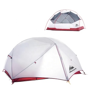 INature - La Mejor Carpa Domo de Aluminio para Dos Personas, de Doble Capa, con Una Habitación, para Tres Estaciones, Impermeable, de Oxford, para Campamento Rápido al Aire Libre - Product Image 1