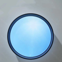 Bleu marine plafonnier lumière du soleil décoration salle de bain lucarne Faux dynamique bleu ciel Led fenêtre simulateur panneau applique murale