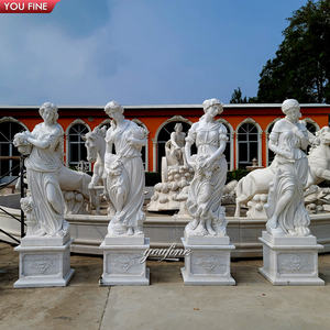 YOUFINE Marmeren Klassieke Vier Seizoenen Godin Beeld voor Tuin Villa Europese Stijl Decoratie - Product Image 3