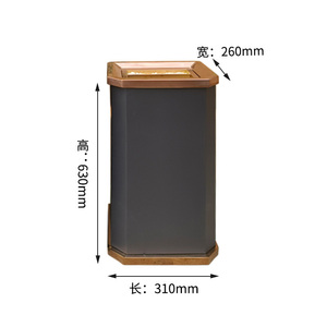 Immondizia commerciale di grande capacità in acciaio inox può Fast Food negozio/ufficio esterno pattumiera riciclabile contenitore all'ingrosso - Product Image 6