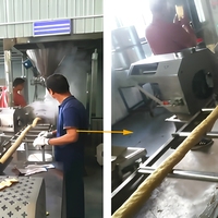Machine de traitement de la protéine de soja à utilisation facile, équipement de formage de protéines végétales texturées pour la transformation des produits à base de haricots
