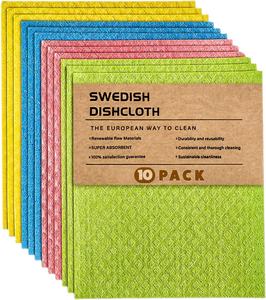 Torchon à vaisselle suédois promotionnel à bas prix OEM torchons à vaisselle en éponge de cellulose - Product Image 1