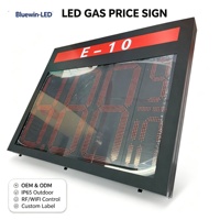 Panneau d'affichage LED de prix de station-service de 36 pouces (8,889/10) pour extérieur, grand format, pour affichage des prix de carburant