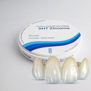 <span class=keywords><strong>Vsmile</strong></span> HappyZir Bloc de Zircone Multicouche SHT 46% Translucide Matériaux Céramiques Dentaires Postérieurs et Antérieurs 10mm Certifié CE 5 - Product Image 2