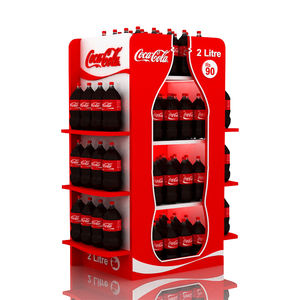 Étagère d'affichage de palette complète en carton ondulé écologique pliable pour la présentation - Product Image 1