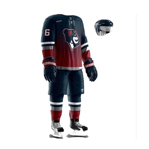 Jersey de Hockey sobre Hielo Personalizado para Hombre, Sublimado, 100% Poliéster, Uniforme de Hockey OEM, PIHA SPORTS PS-ICH-7, Gran Venta - Product Image 1