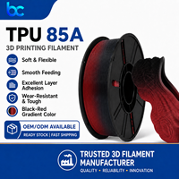 Filament d'impression 3D TPU ultra-doux 85A 1,75 mm 1 kg, prix compétitif, flexibilité 0,02 mm, MOQ 10 rouleaux, directement de l'usine, Suzhou