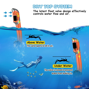 XIALE Máscara de buceo profesional y <span class=keywords><strong>Snorkel</strong></span> Set Lentes de vidrio con características antivaho para buceadores - Product Image 3