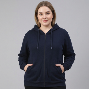 Fabricant de sweats à capuche longs pour femmes pull surdimensionné en coton doux décontracté à manches longues sweat à capuche mode OEM en vrac - Product Image 1