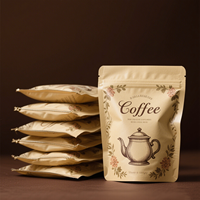 Emballage de café, de chewing-gum et de gelée personnalisé imprimé en héliogravure 3-en-1, résistant à l'humidité, écologique, de qualité supérieure, flexible, brillant et lustré