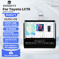 DUDUAUTO es Compatible con Toyota LC76 2007-2025, Sistema Android Modificado, Pantalla de Navegación con Bluetooth y Car-Play