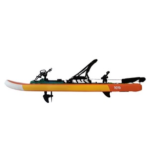 <span class=keywords><strong>Kayak</strong></span> Inflable Naranja con Sistema de <span class=keywords><strong>Pedales</strong></span> <span class=keywords><strong>para</strong></span> Pesca y Surf Individual - Product Image 5