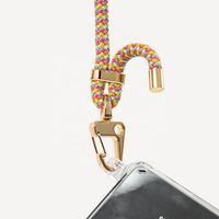 Cordon transparent en TPU réglable pour tour de cou ou bandoulière, compatible avec les coques de téléphone à œillet pour iPhone 18 17 Pro Max
