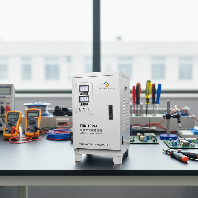 10KVA Single Phase AC Servo Automatic Voltage Stabilizer (SVC) with Copper Material for Home Electrical Stability