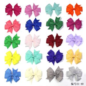 Grosgrain Lint Boetiek Haarstrik Clip Voor Meisjes-Promotionele Haaraccessoires Voor Kinderen, Feestcadeau Gunst - Product Image 3