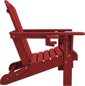 Silla Adirondack moderna al por mayor de HDPE resistente a la intemperie, ajustable, plegable, ecológica, para uso en el patio y el Parque - Product Image 4