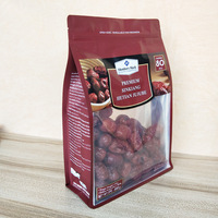 Hoog Niveau Chinese Date Jujube Gedroogd Fruit Doorzichtig Raam Ziplock Zakjes Food Grade Platte Bodem Datumverpakkingen