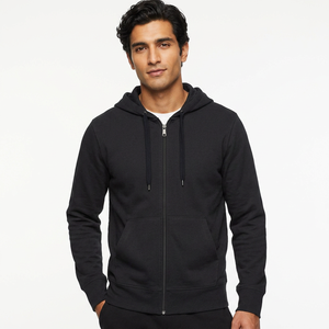 Sudaderas con Capucha de Invierno para Hombre, 100% Algodón, Color Sólido, Cierre de Cremallera, Impresión Digital, Transpirables, Bajo MOQ, Más Vendidas - Product Image 1